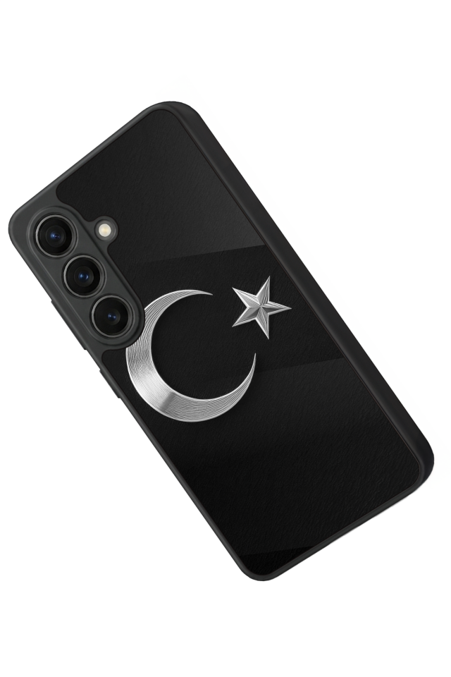 Samsung Galaxy S26 Uyumlu Türk Bayragi Tasarımlı Glossy Premium Kılıf