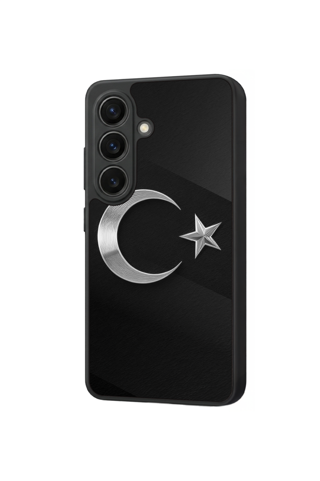 Samsung Galaxy S26 Uyumlu Türk Bayragi Tasarımlı Glossy Premium Kılıf