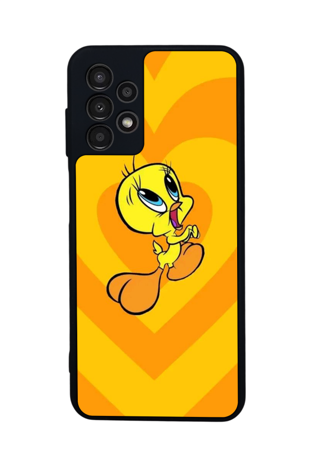 Samsung Galaxy A23 Uyumlu Tweety Tasarımlı Glossy Premium Kılıf