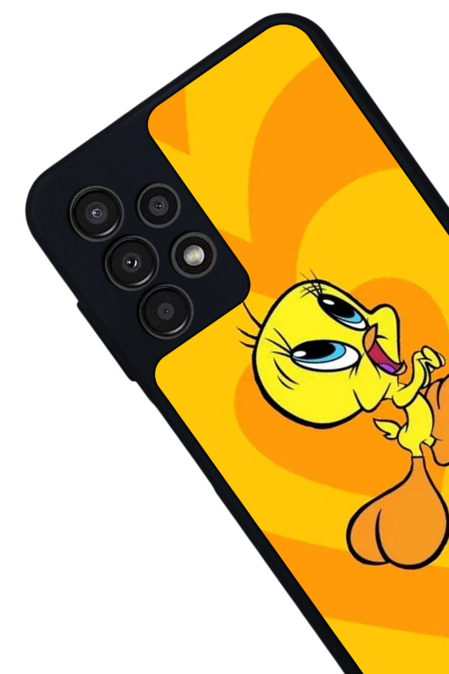 Samsung Galaxy A23 Uyumlu Tweety Tasarımlı Glossy Premium Kılıf