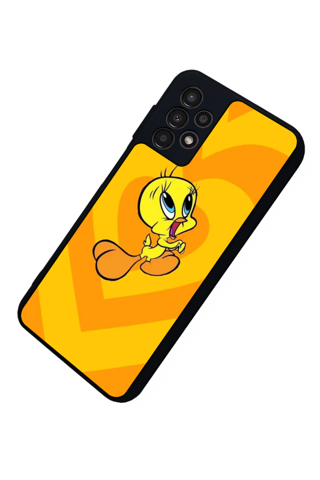 Samsung Galaxy A23 Uyumlu Tweety Tasarımlı Glossy Premium Kılıf