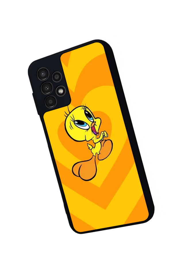 Samsung Galaxy A23 Uyumlu Tweety Tasarımlı Glossy Premium Kılıf