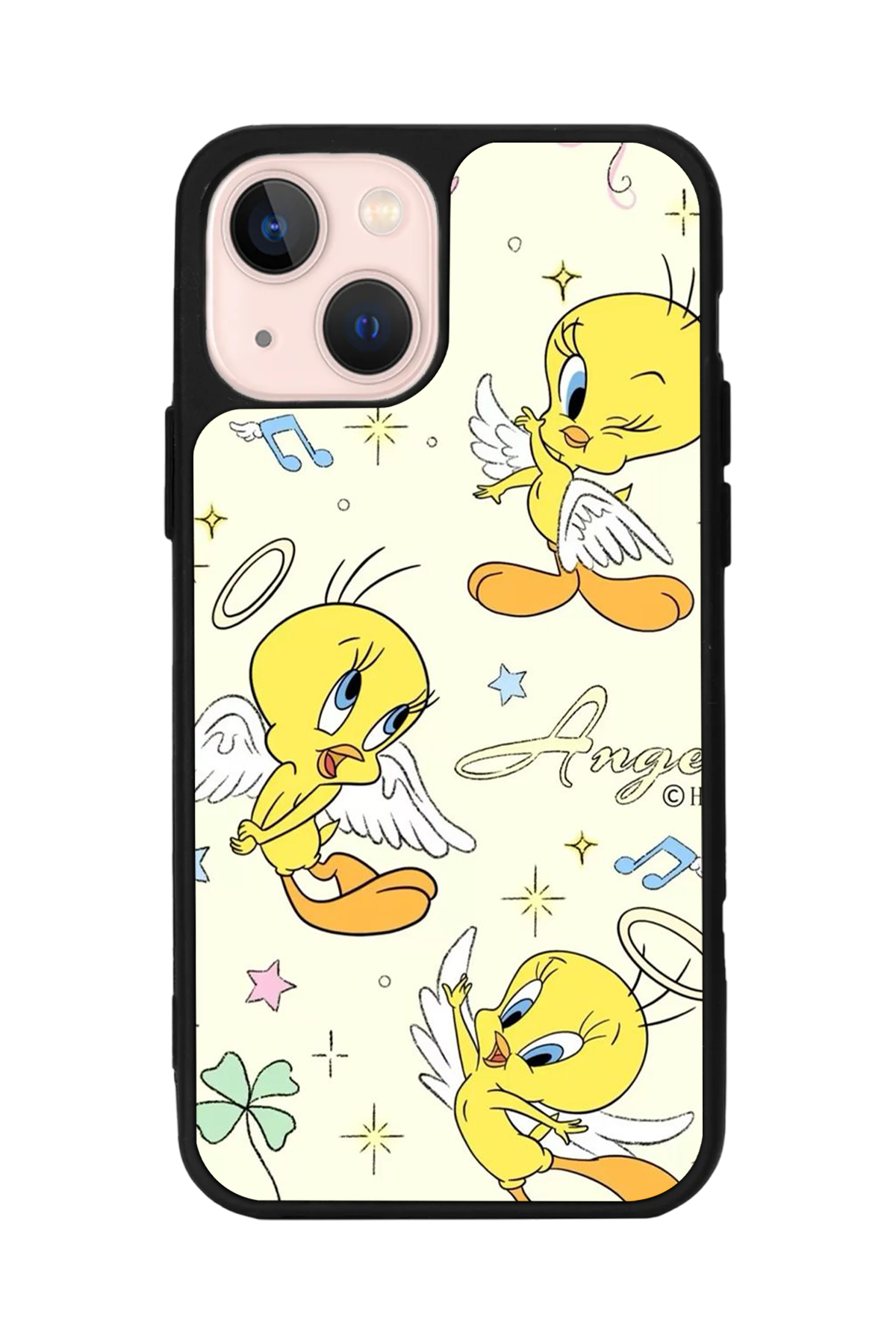 iPhone 14 Plus Uyumlu Tweety Tasarımlı Glossy Premium Kılıf
