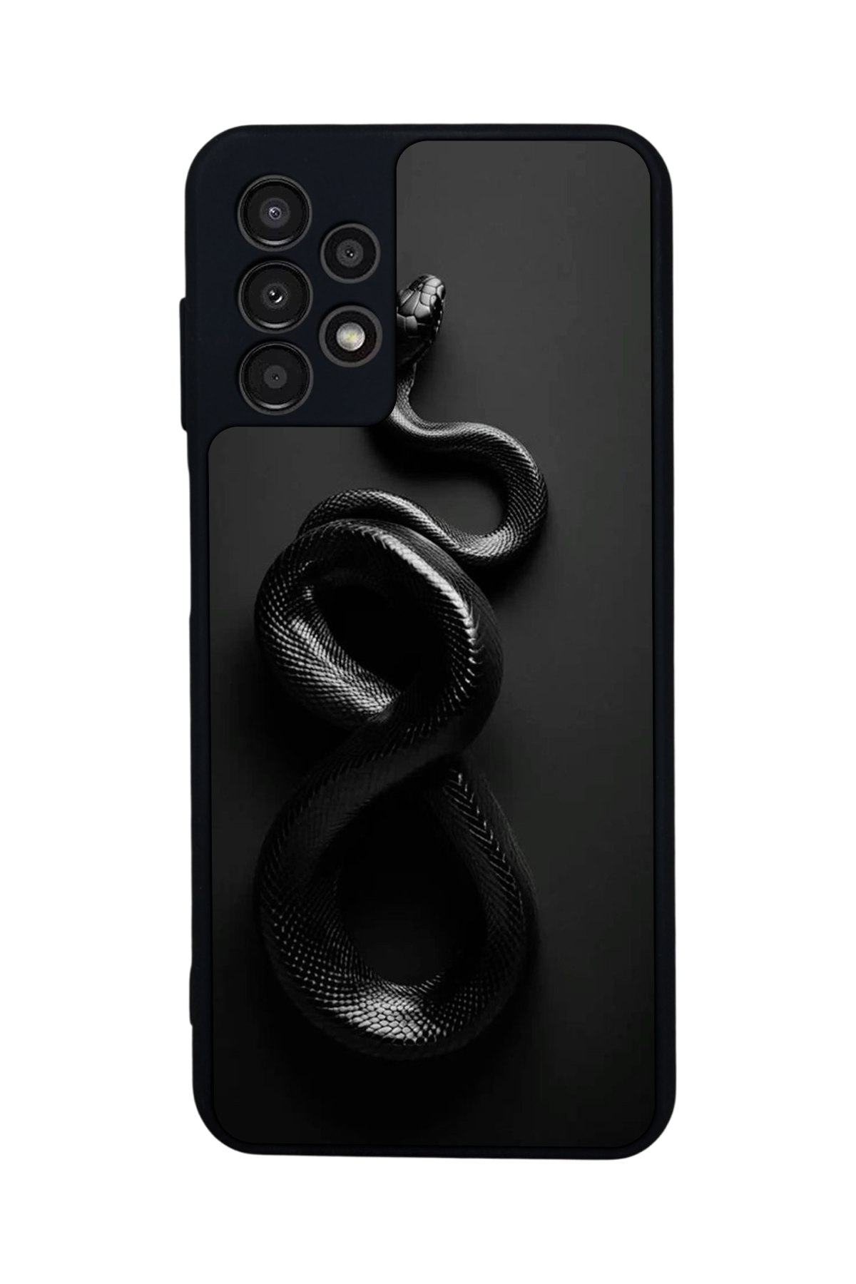 Samsung Galaxy A13 Uyumlu Yılan Tasarımlı Glossy Premium Kılıf