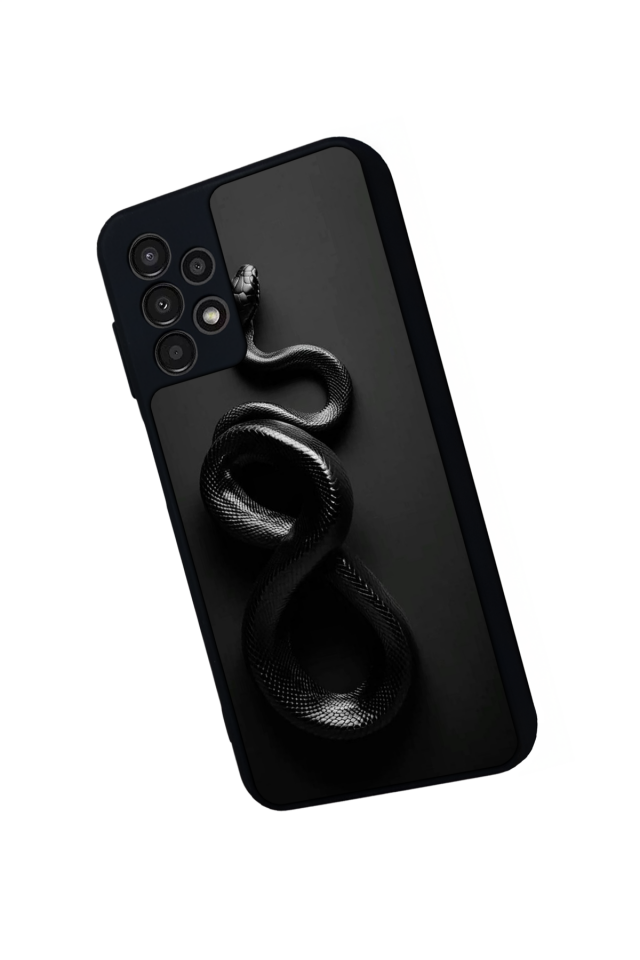 Samsung Galaxy A13 Uyumlu Yılan Tasarımlı Glossy Premium Kılıf