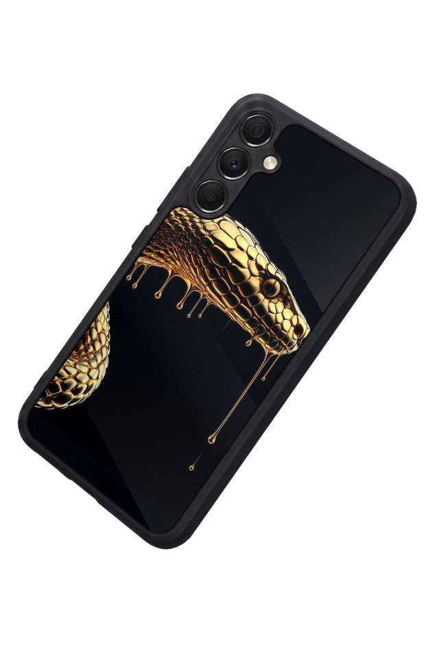 Samsung Galaxy M34 Uyumlu Yılan Tasarımlı Glossy Premium Kılıf