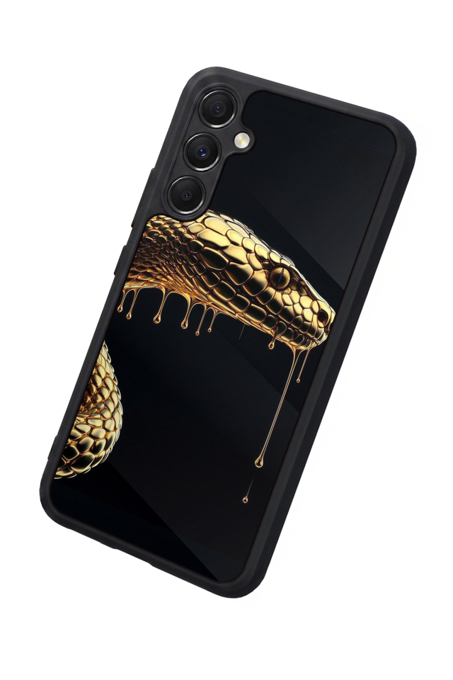Samsung Galaxy M34 Uyumlu Yılan Tasarımlı Glossy Premium Kılıf