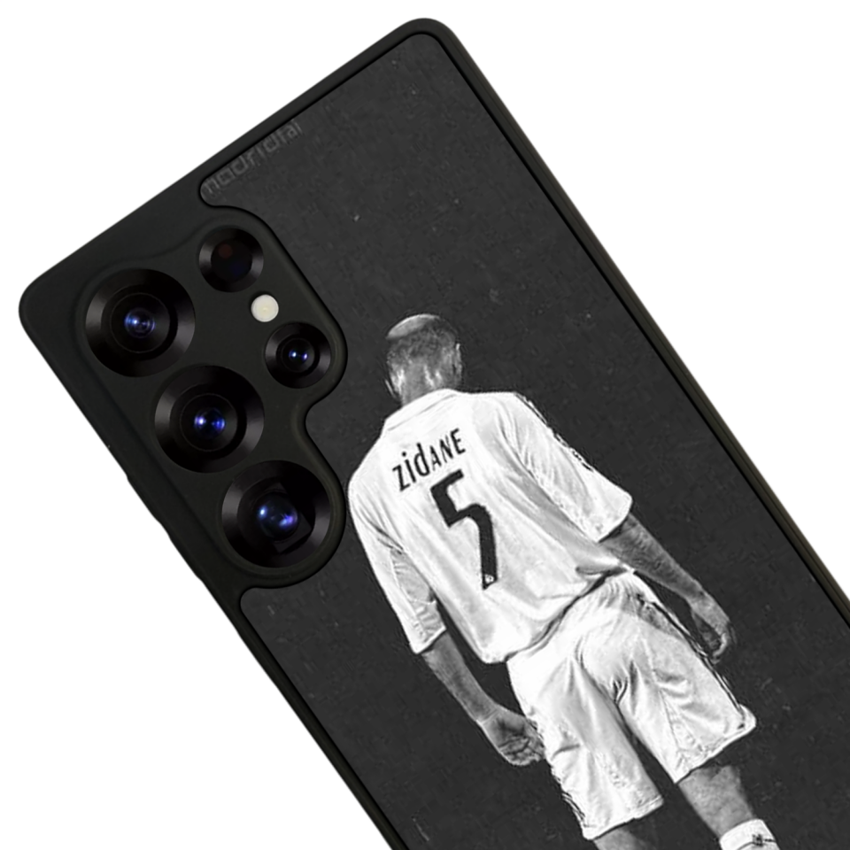 Samsung Galaxy S25 Ultra Uyumlu Zidane Tasarımlı Glossy Premium Kılıf