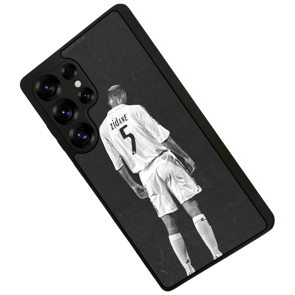 Samsung Galaxy S25 Ultra Uyumlu Zidane Tasarımlı Glossy Premium Kılıf