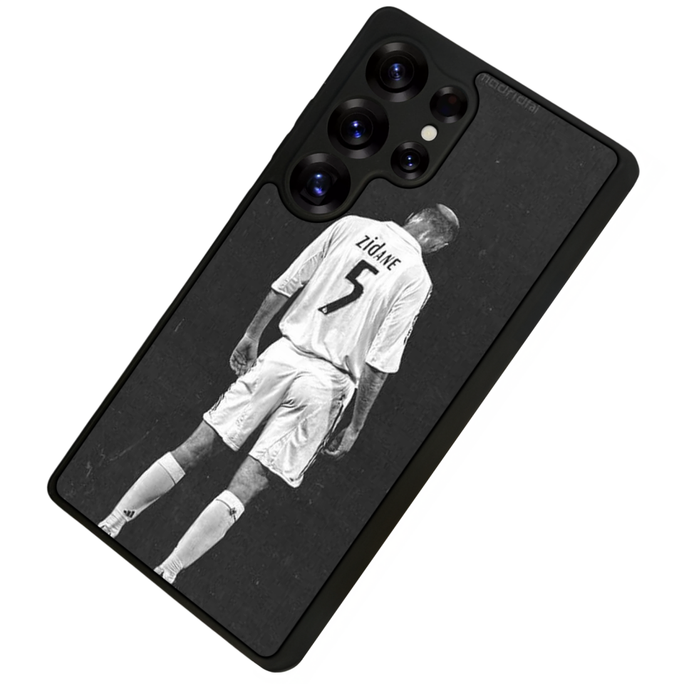 Samsung Galaxy S25 Ultra Uyumlu Zidane Tasarımlı Glossy Premium Kılıf