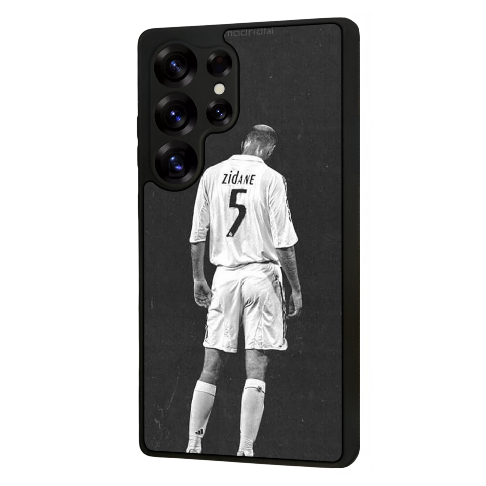 Samsung Galaxy S25 Ultra Uyumlu Zidane Tasarımlı Glossy Premium Kılıf