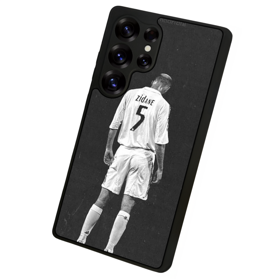Samsung Galaxy S25 Ultra Uyumlu Zidane Tasarımlı Glossy Premium Kılıf