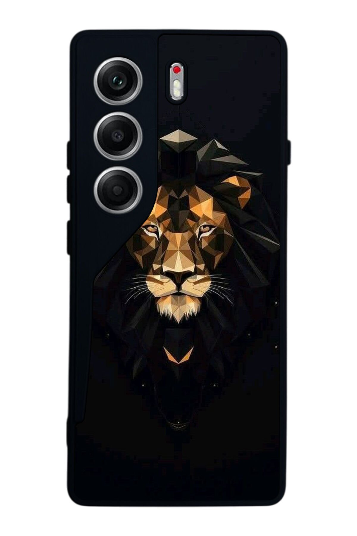 Tecno Camon 40 Uyumlu Aslan Tasarımlı Glossy Premium Kılıf
