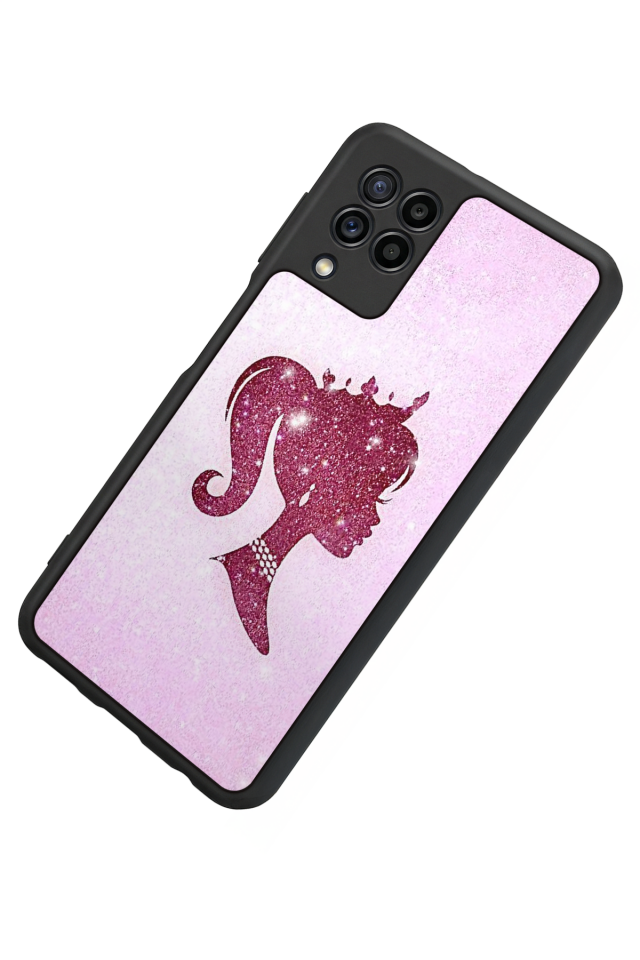Samsung Galaxy M32 Uyumlu Barbie Tasarımlı Glossy Premium Kılıf