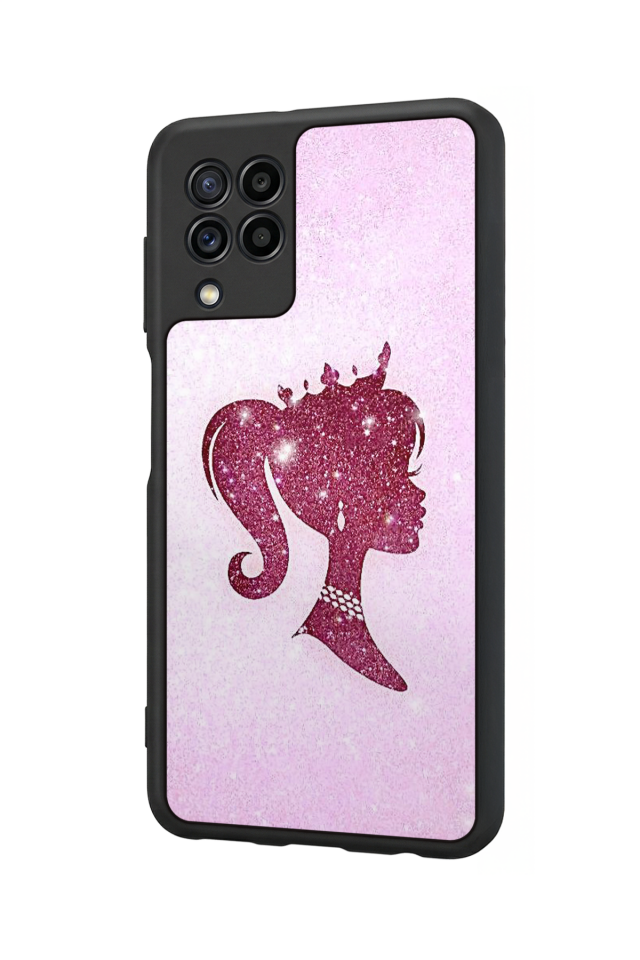 Samsung Galaxy M32 Uyumlu Barbie Tasarımlı Glossy Premium Kılıf