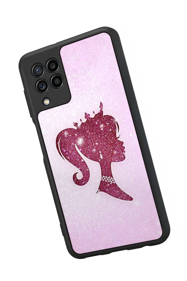 Samsung Galaxy M32 Uyumlu Barbie Tasarımlı Glossy Premium Kılıf