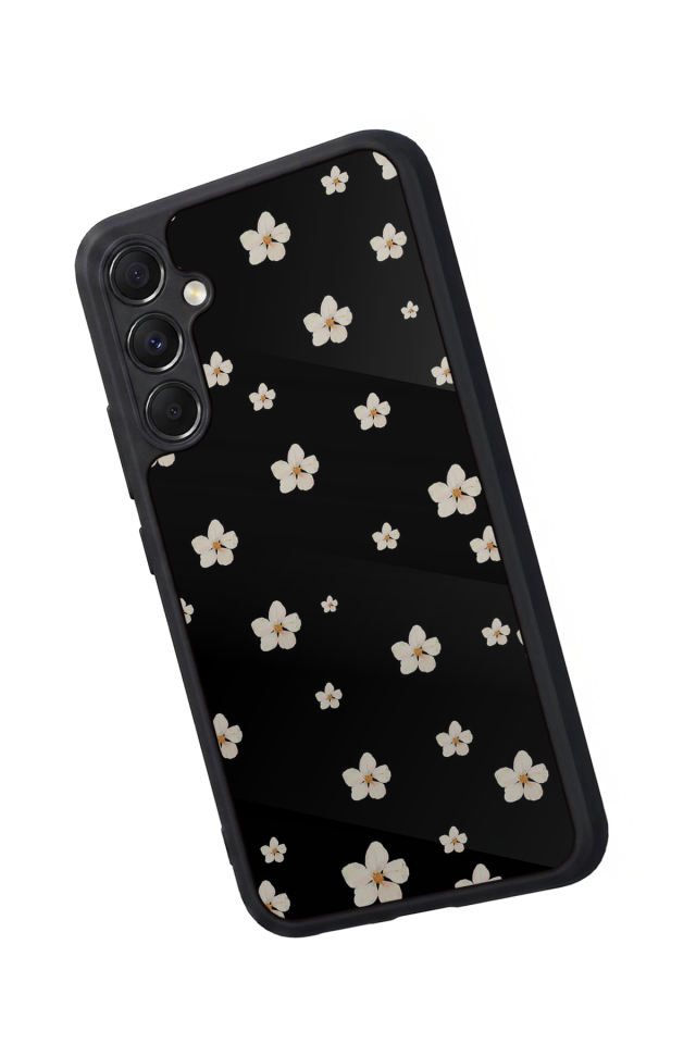 Samsung Galaxy A34 Uyumlu Cicek Tasarımlı Glossy Premium Kılıf