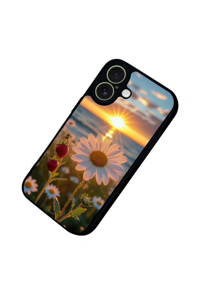 iPhone 17 Uyumlu Cicek Tasarımlı Glossy Premium Kılıf