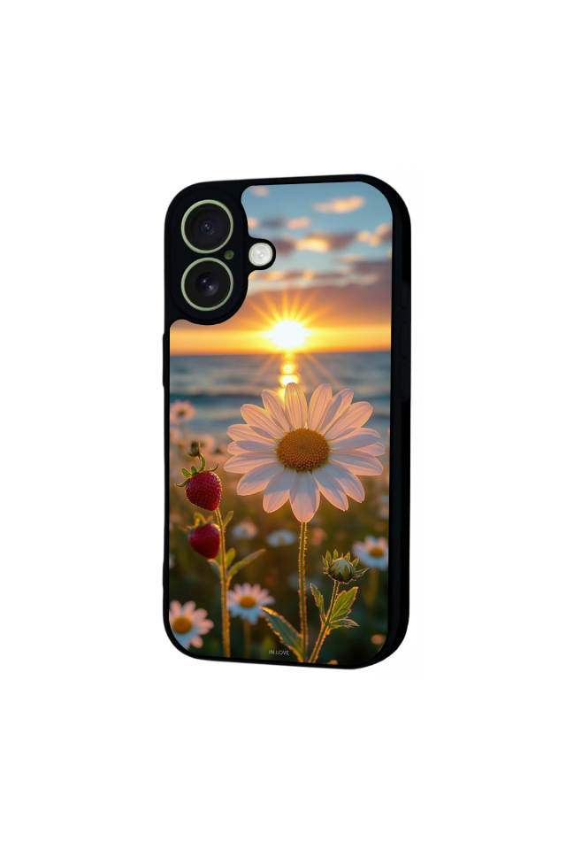 iPhone 17 Uyumlu Cicek Tasarımlı Glossy Premium Kılıf