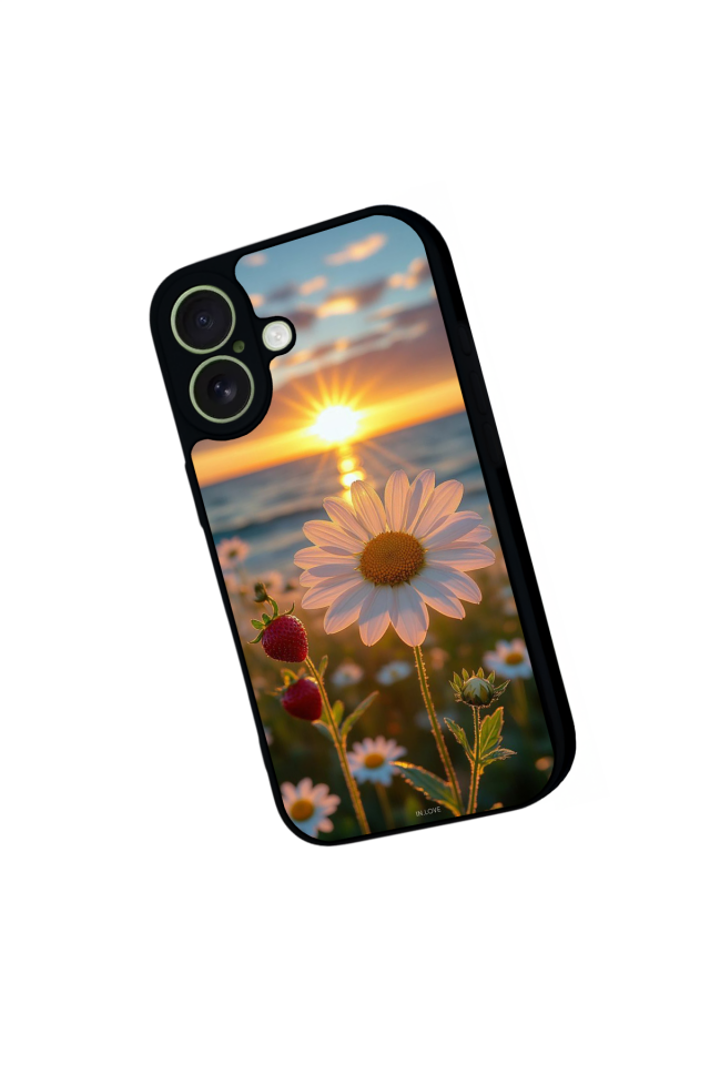 iPhone 17 Uyumlu Cicek Tasarımlı Glossy Premium Kılıf