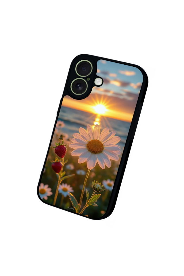 iPhone 17 Uyumlu Cicek Tasarımlı Glossy Premium Kılıf