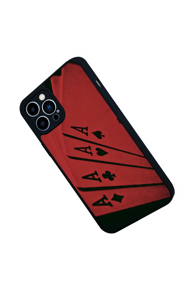 iPhone 13 Pro Max Uyumlu Kart Tasarımlı Glossy Premium Kılıf