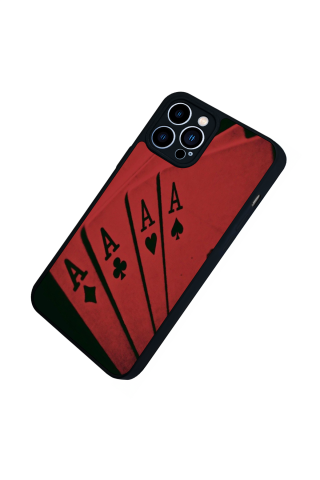 iPhone 13 Pro Max Uyumlu Kart Tasarımlı Glossy Premium Kılıf