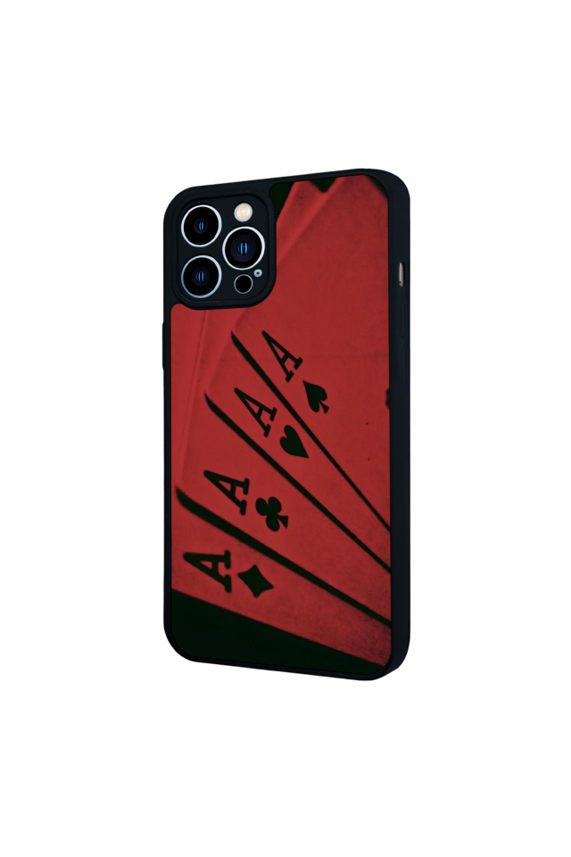 iPhone 13 Pro Max Uyumlu Kart Tasarımlı Glossy Premium Kılıf