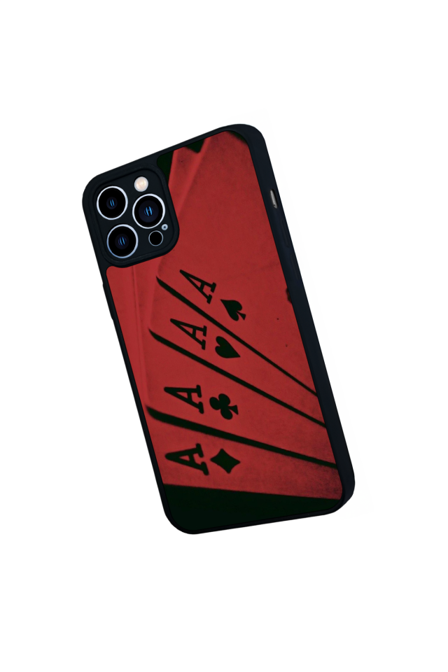 iPhone 13 Pro Max Uyumlu Kart Tasarımlı Glossy Premium Kılıf
