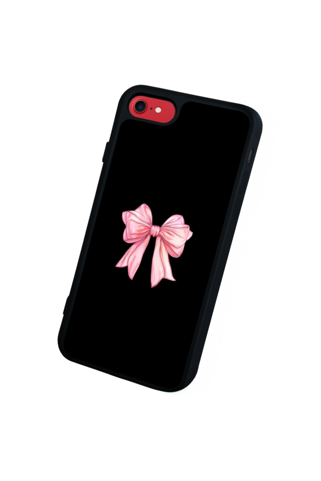 iPhone 7 Uyumlu Kurdele Tasarımlı Glossy Premium Kılıf