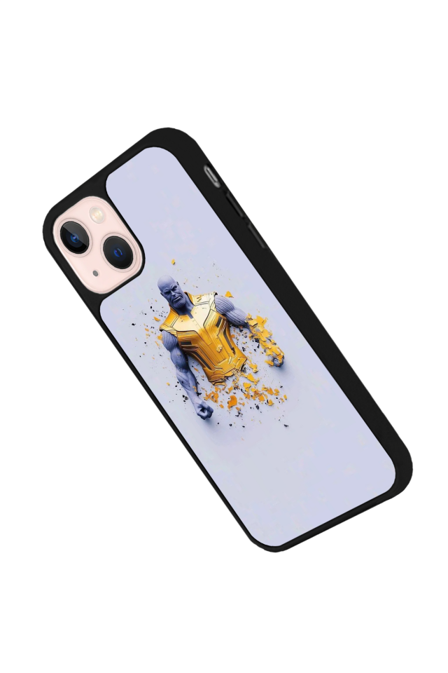 iPhone 13 Mini Uyumlu Thanos Tasarımlı Glossy Premium Kılıf