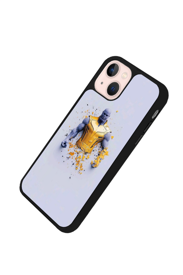 iPhone 13 Mini Uyumlu Thanos Tasarımlı Glossy Premium Kılıf