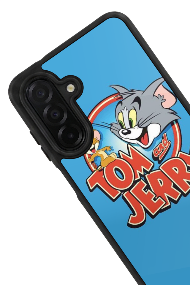 Samsung Galaxy A56 Uyumlu Tom And Jerry Tasarımlı Glossy Premium Kılıf
