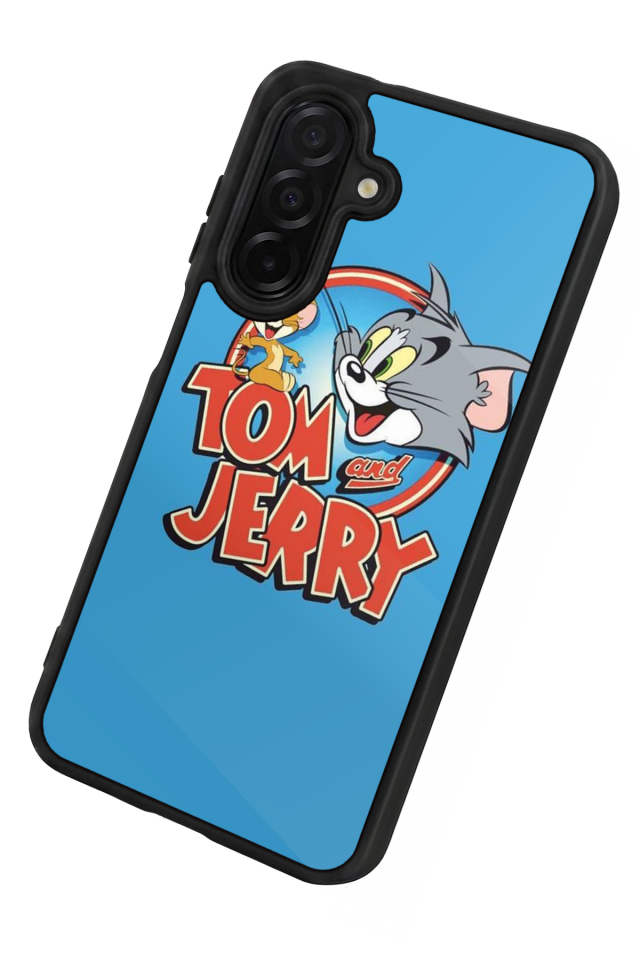 Samsung Galaxy A56 Uyumlu Tom And Jerry Tasarımlı Glossy Premium Kılıf