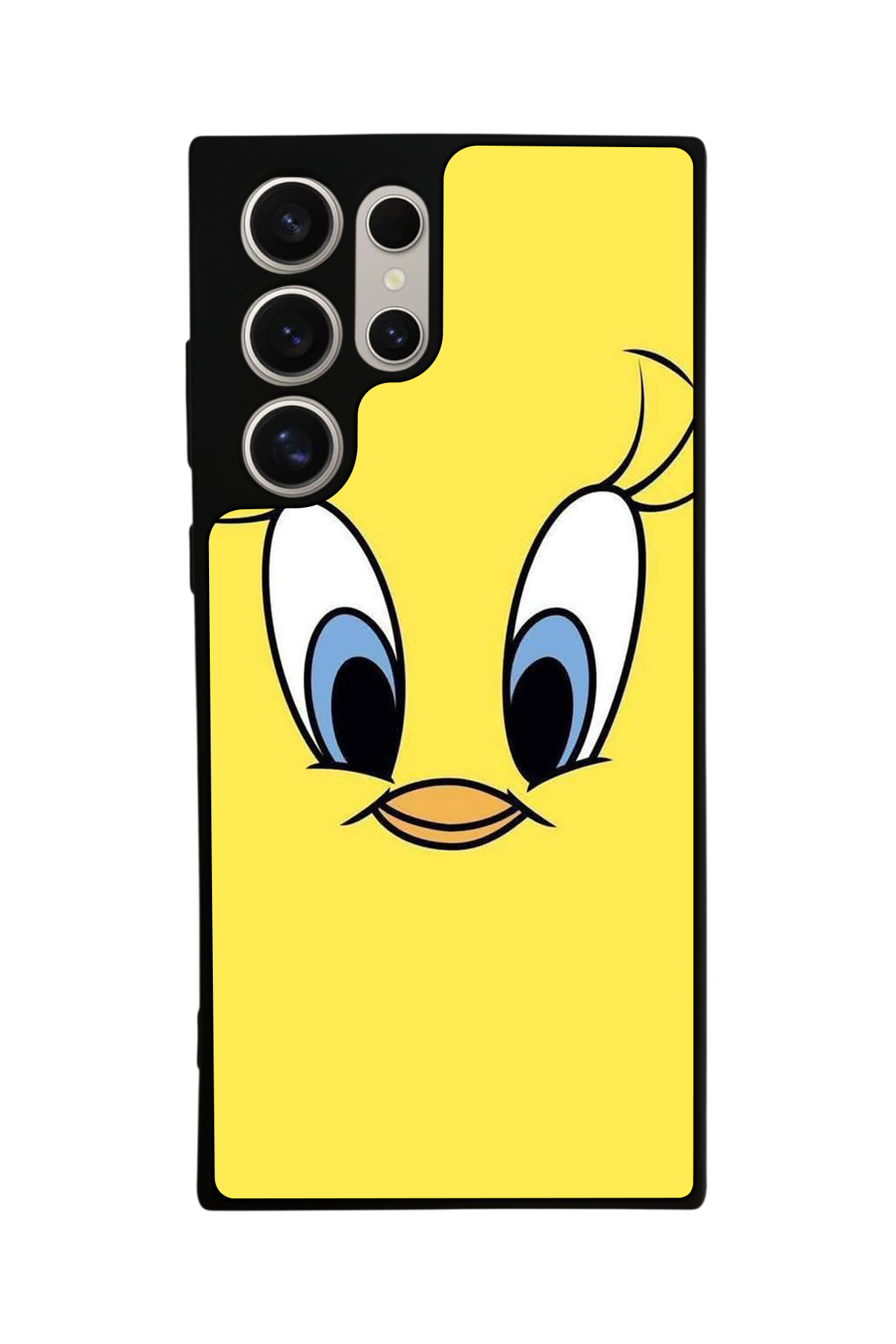 Samsung Galaxy S22 Ultra Uyumlu Tweety Tasarımlı Glossy Premium Kılıf