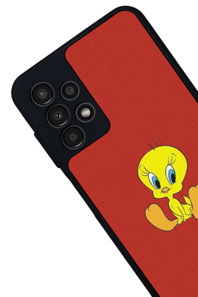 Samsung Galaxy A23 Uyumlu Tweety Tasarımlı Glossy Premium Kılıf
