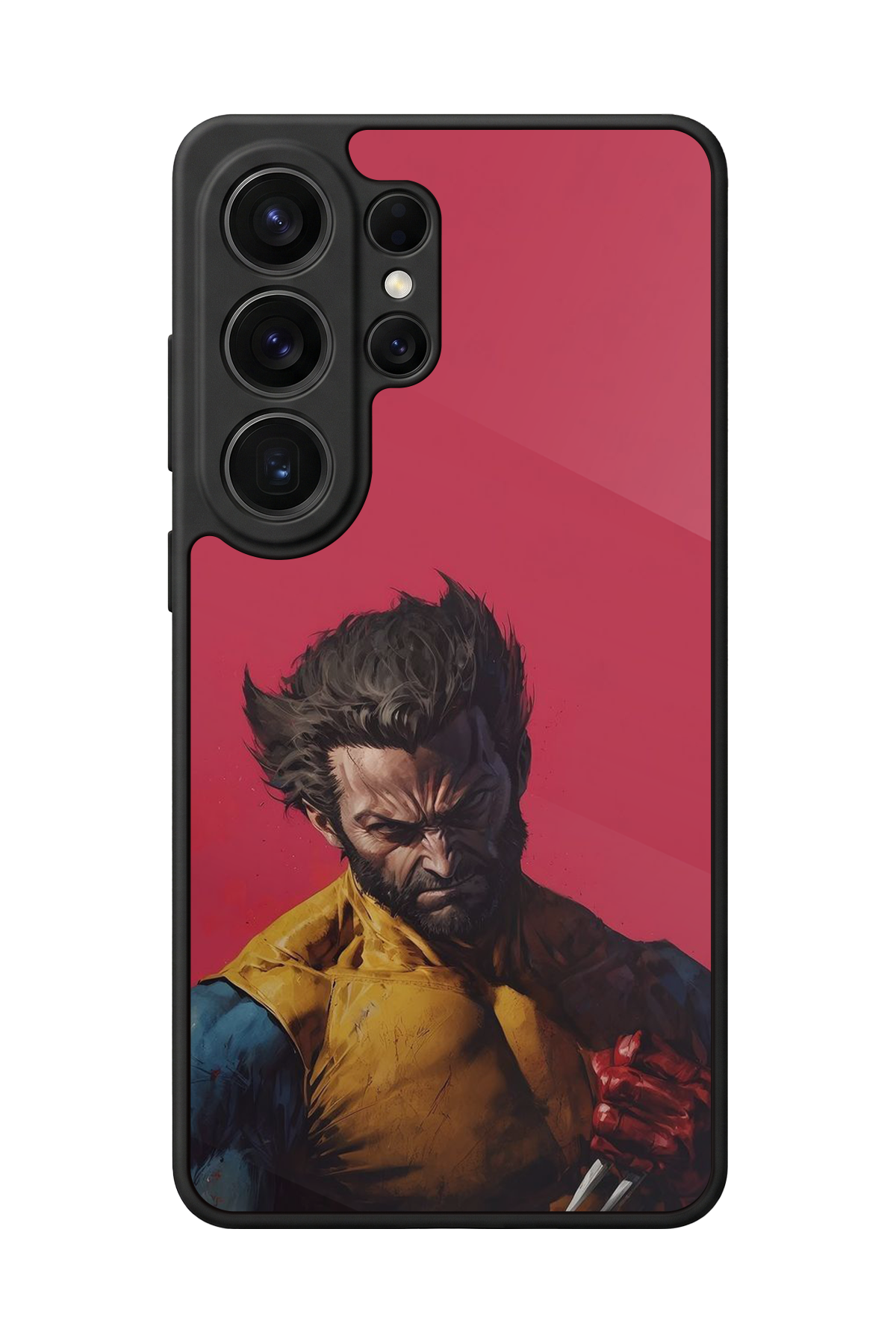 Samsung Galaxy S26 Ultra Uyumlu Wolverine Tasarımlı Glossy Premium Kılıf