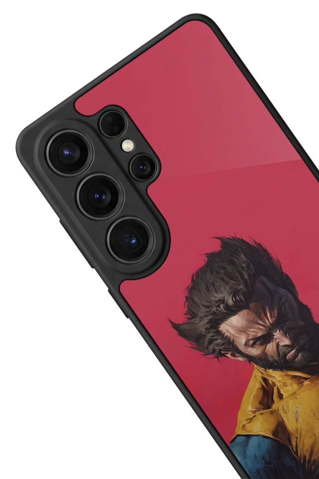 Samsung Galaxy S26 Ultra Uyumlu Wolverine Tasarımlı Glossy Premium Kılıf