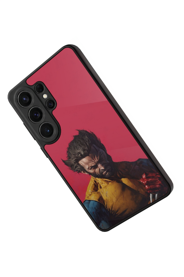 Samsung Galaxy S26 Ultra Uyumlu Wolverine Tasarımlı Glossy Premium Kılıf