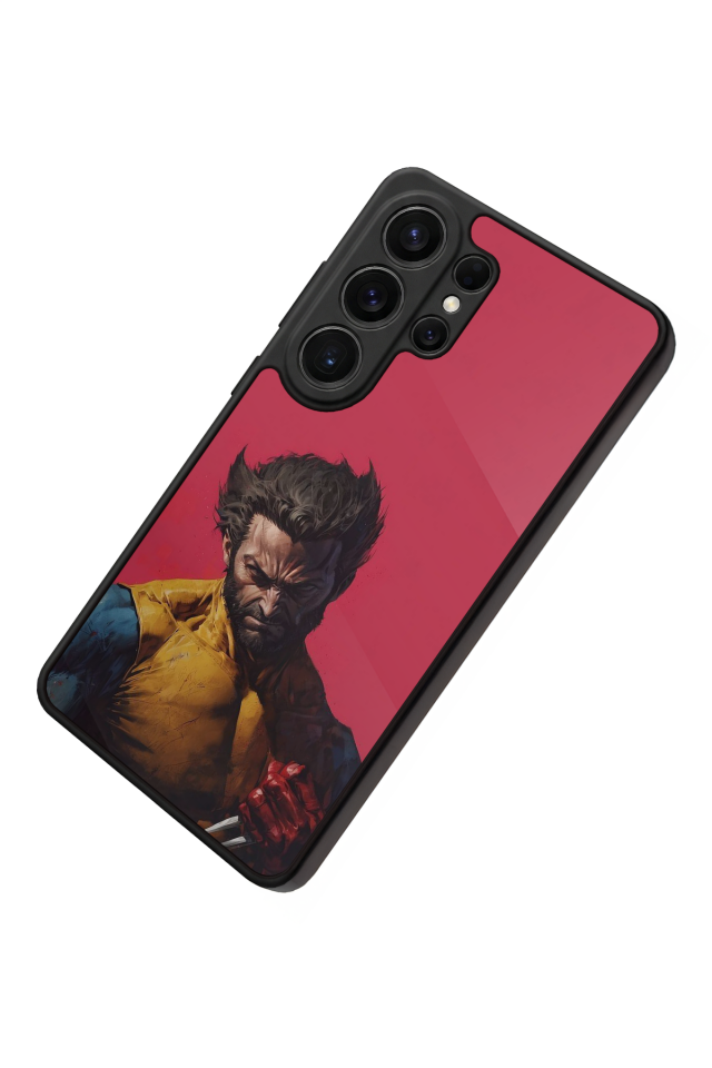 Samsung Galaxy S26 Ultra Uyumlu Wolverine Tasarımlı Glossy Premium Kılıf