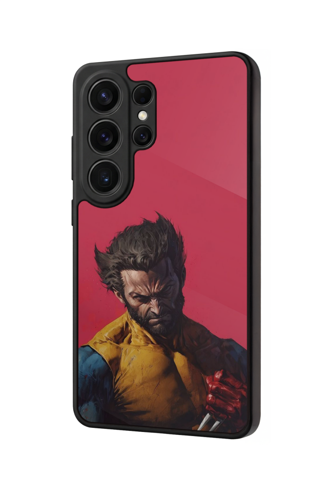 Samsung Galaxy S26 Ultra Uyumlu Wolverine Tasarımlı Glossy Premium Kılıf