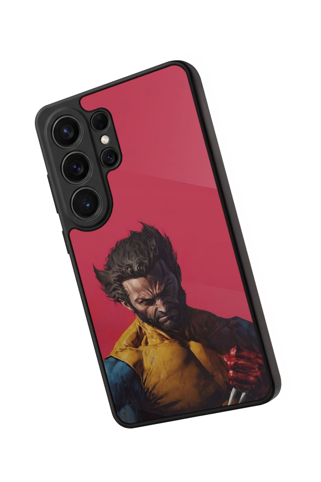 Samsung Galaxy S26 Ultra Uyumlu Wolverine Tasarımlı Glossy Premium Kılıf