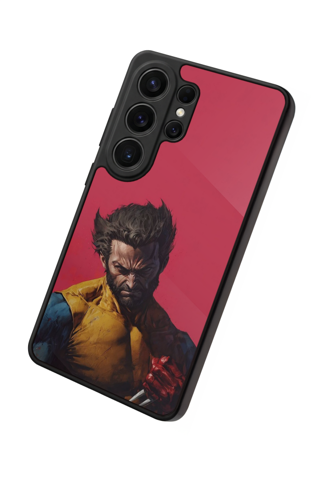 Samsung Galaxy S26 Ultra Uyumlu Wolverine Tasarımlı Glossy Premium Kılıf