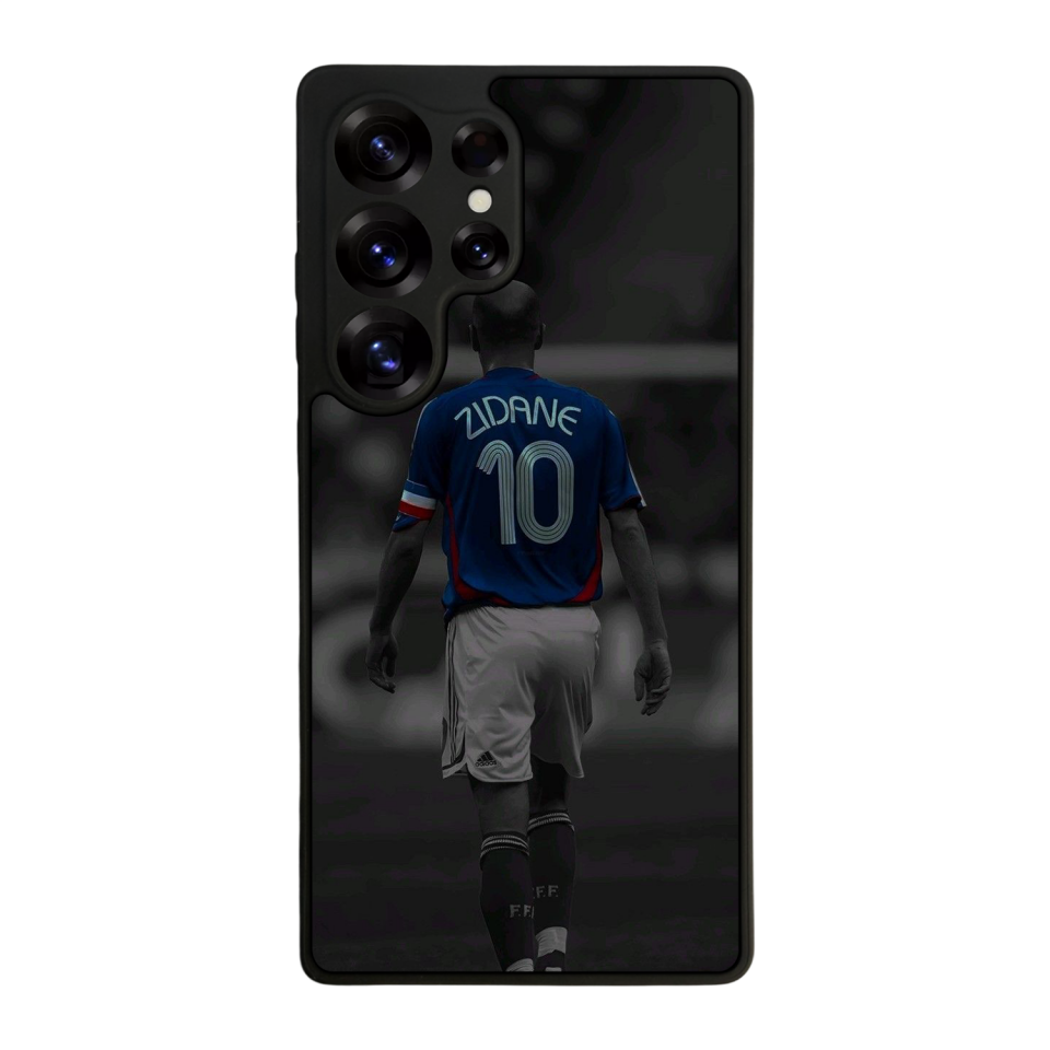 Samsung Galaxy S25 Ultra Uyumlu Zidane Tasarımlı Glossy Premium Kılıf