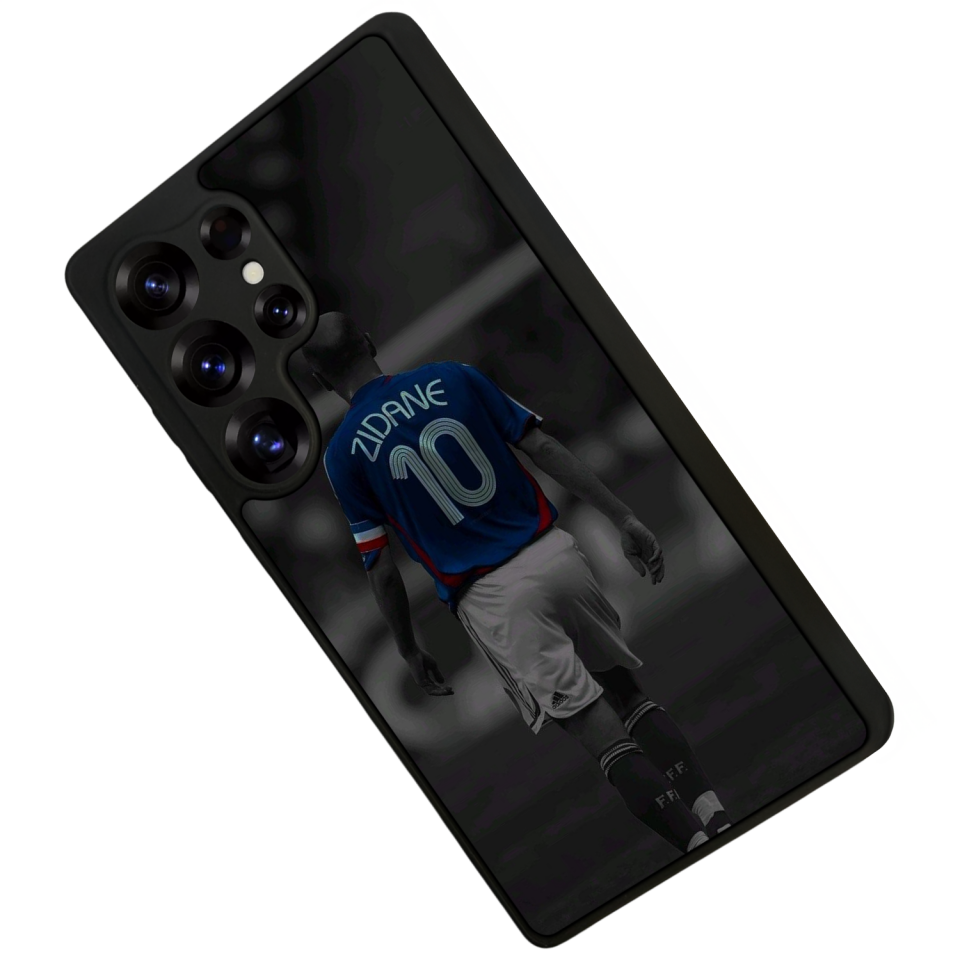 Samsung Galaxy S25 Ultra Uyumlu Zidane Tasarımlı Glossy Premium Kılıf