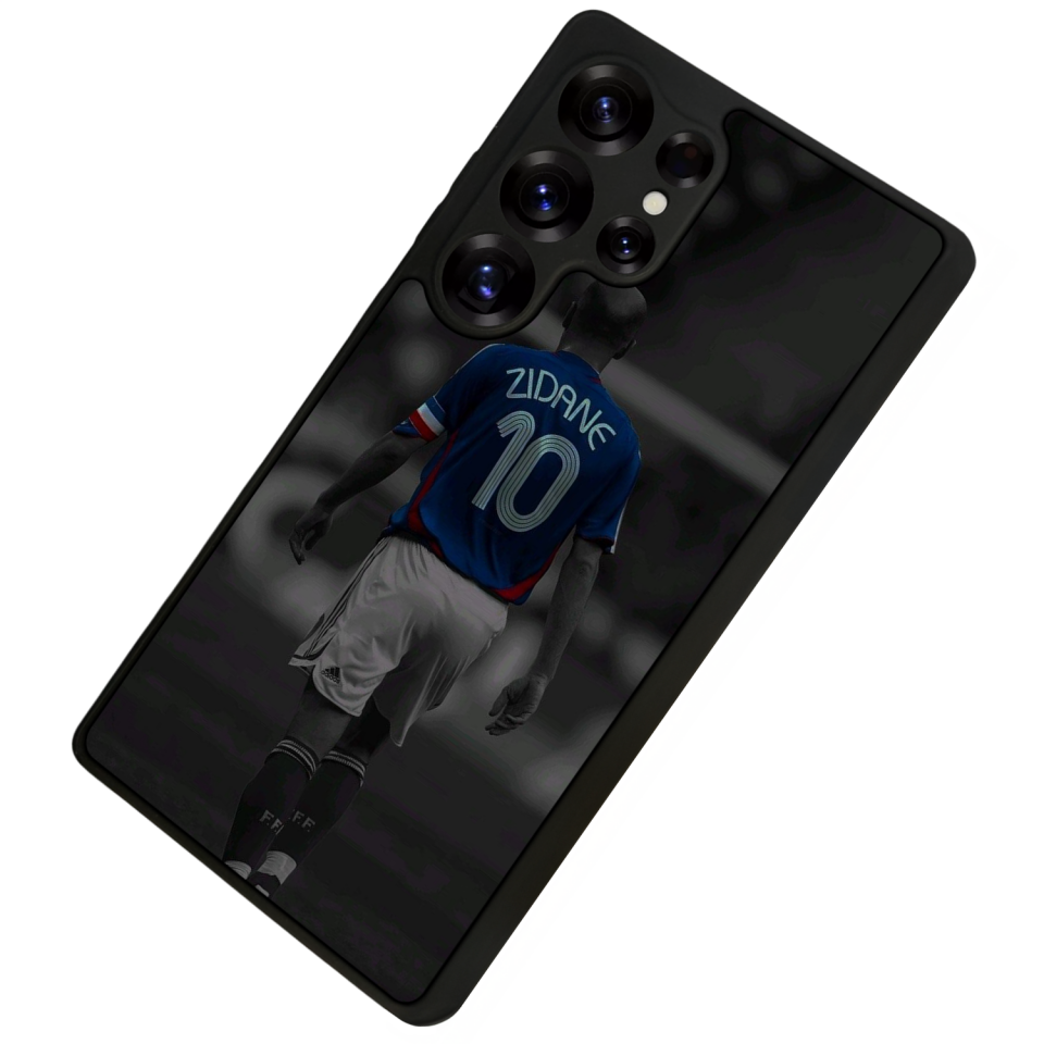 Samsung Galaxy S25 Ultra Uyumlu Zidane Tasarımlı Glossy Premium Kılıf