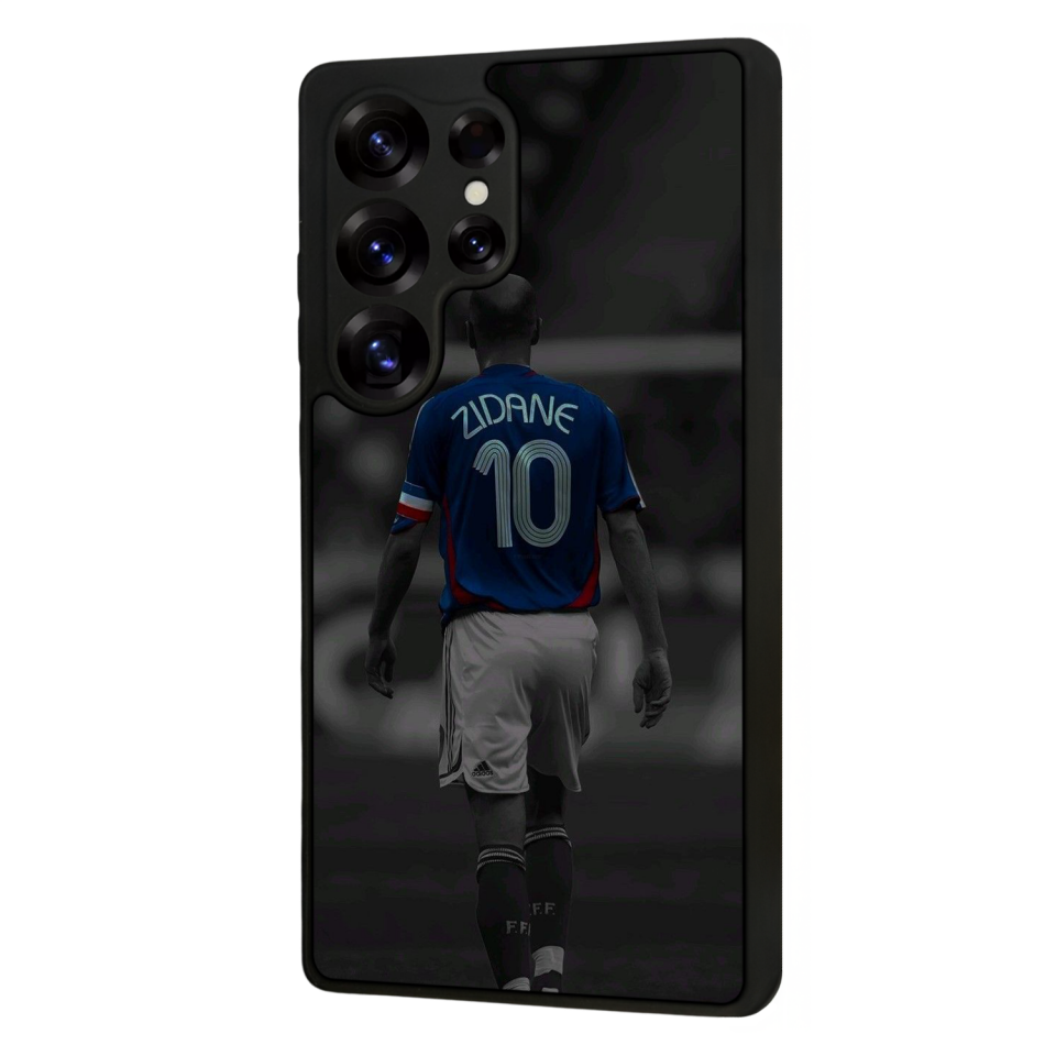 Samsung Galaxy S25 Ultra Uyumlu Zidane Tasarımlı Glossy Premium Kılıf