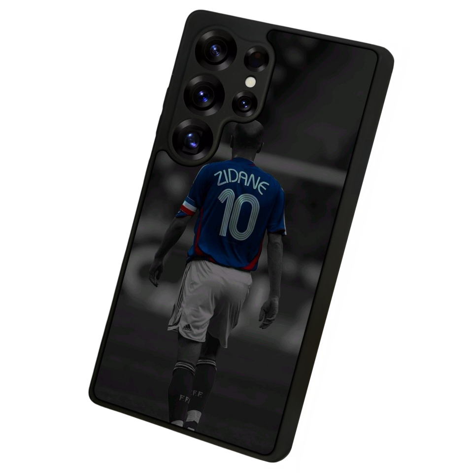 Samsung Galaxy S25 Ultra Uyumlu Zidane Tasarımlı Glossy Premium Kılıf