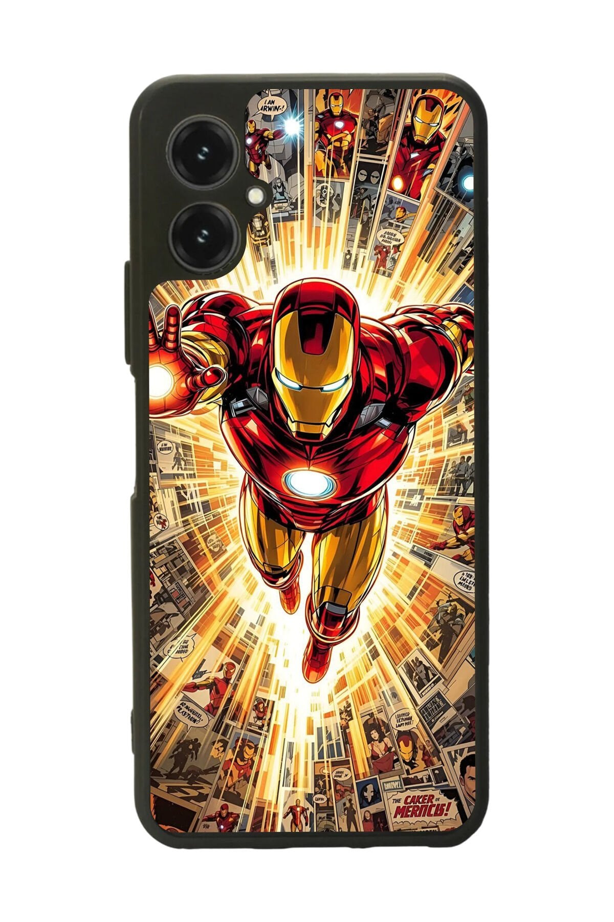 Omix X5 Uyumlu Iron Man ( Demir Adam ) Tasarımlı Glossy Premium Kılıf