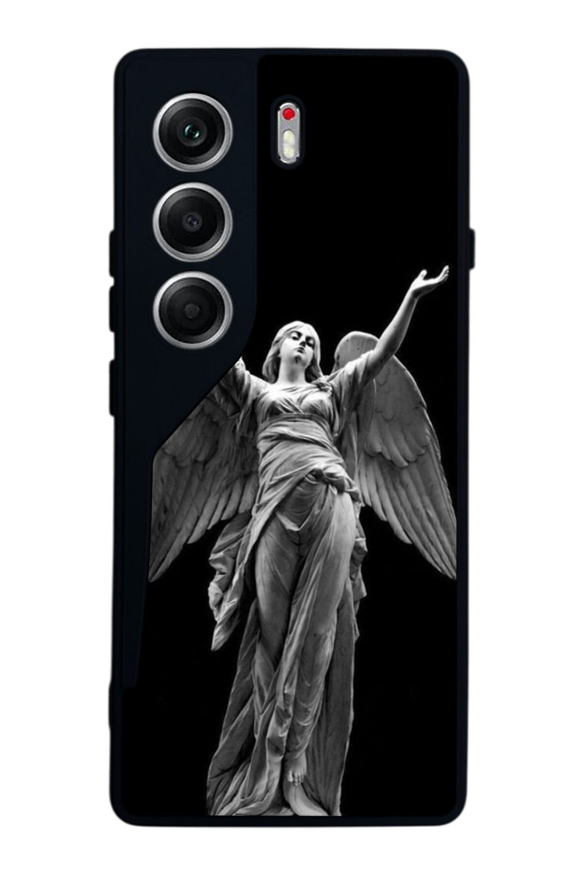 Tecno Camon 40 Uyumlu Melek Tasarımlı Glossy Premium Kılıf